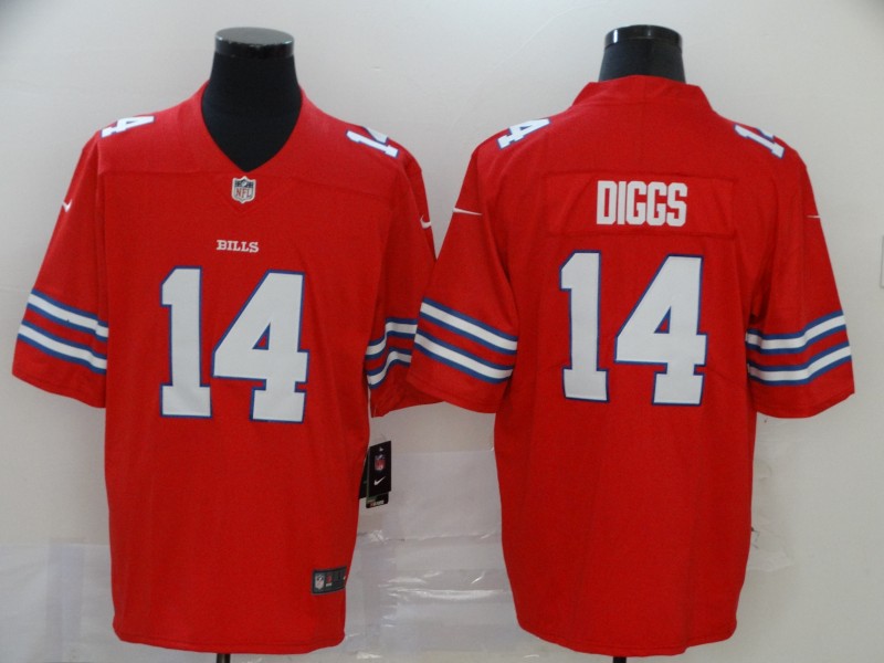 Men Buffalo Bills #14 Diggs red Vapor Untouchable Limited Player NFL Jersey